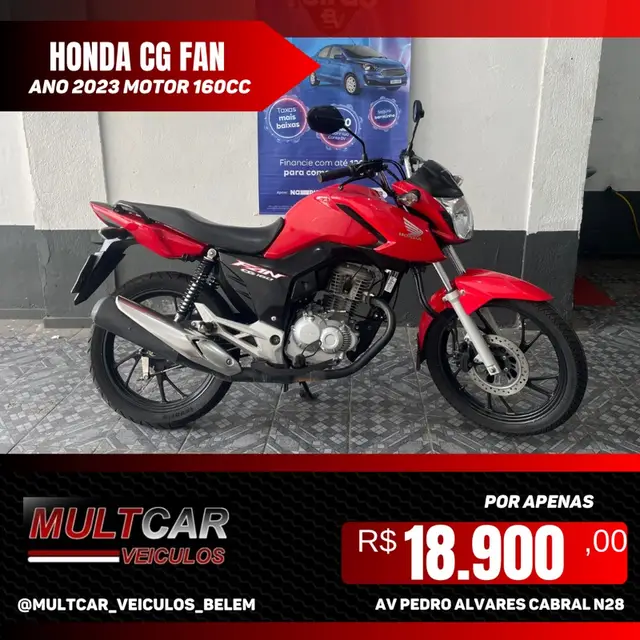 Moto Honda CG 160 2023 Fan