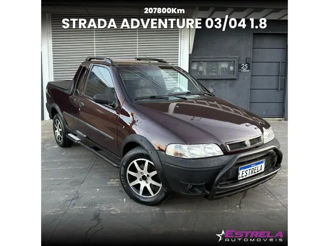 Carro Fiat Strada 2004 Adventure 1.8 8V (Cabine Estendida)