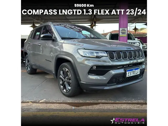 Carro Jeep Compass 2024 Longitude 1.3 T270 (Aut) (Flex)