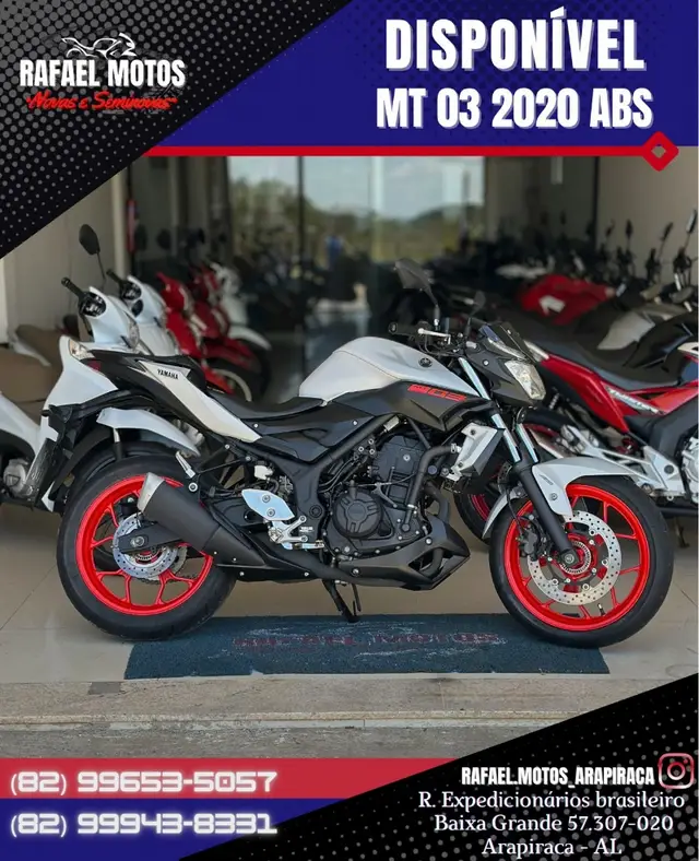 Moto Yamaha MT-03 2020 ABS