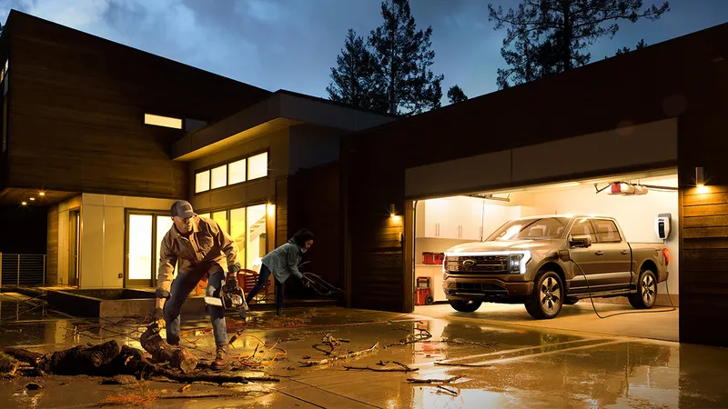 Ford F-150 Lightning, a picape tão elétrica que até gera energia para uma casa