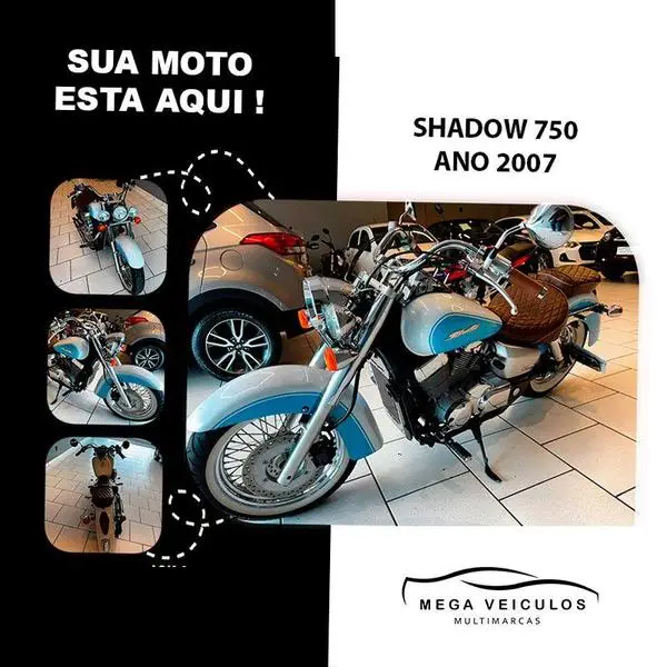 Moto Honda Shadow 2007 VT 750