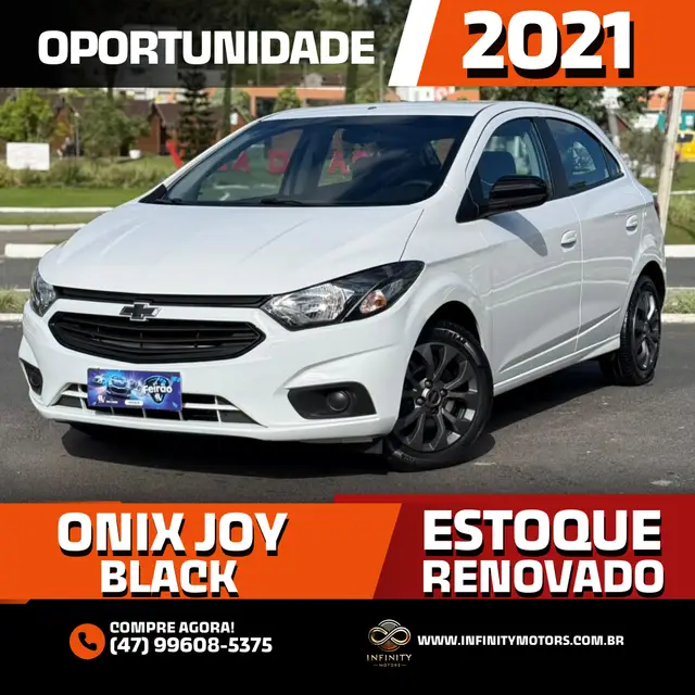 Carro Chevrolet Joy 2021 1.0 8V Black Edition (Flex)