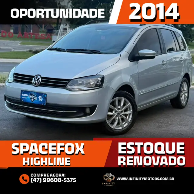 Carro Volkswagen SpaceFox 2014 1.6 VHT Highline (Flex)