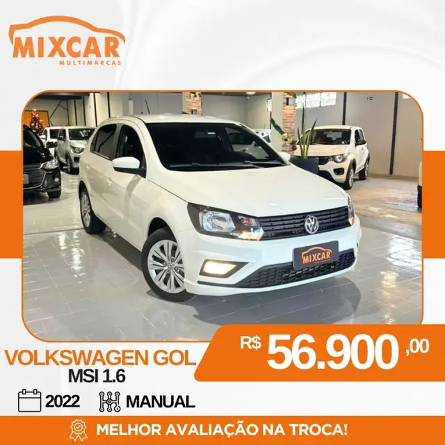 Carro Volkswagen Gol 2022 1.6 (Flex)