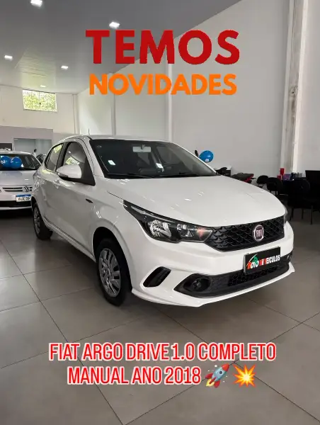 Carro Fiat Argo 2018 Drive 1.0 Firefly (Flex)