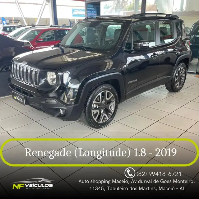 Carro Jeep Renegade 2019 Longitude 1.8 4x2 (Aut) (Flex)