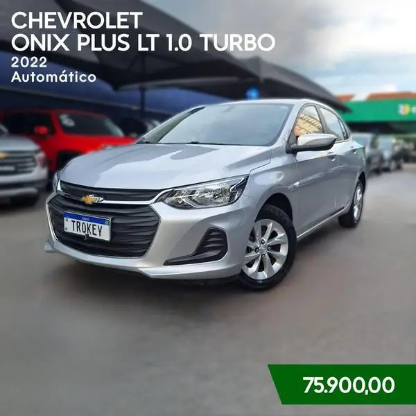 Carro Chevrolet Onix Plus 2022 1.0 LT Turbo (Flex) (Aut)