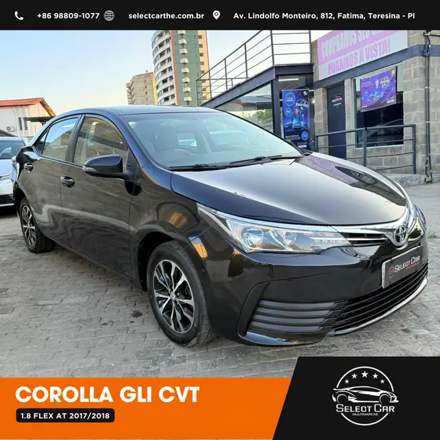 Carro Toyota Corolla 2018 1.8 Dual VVT GLi Multi-Drive (Flex)