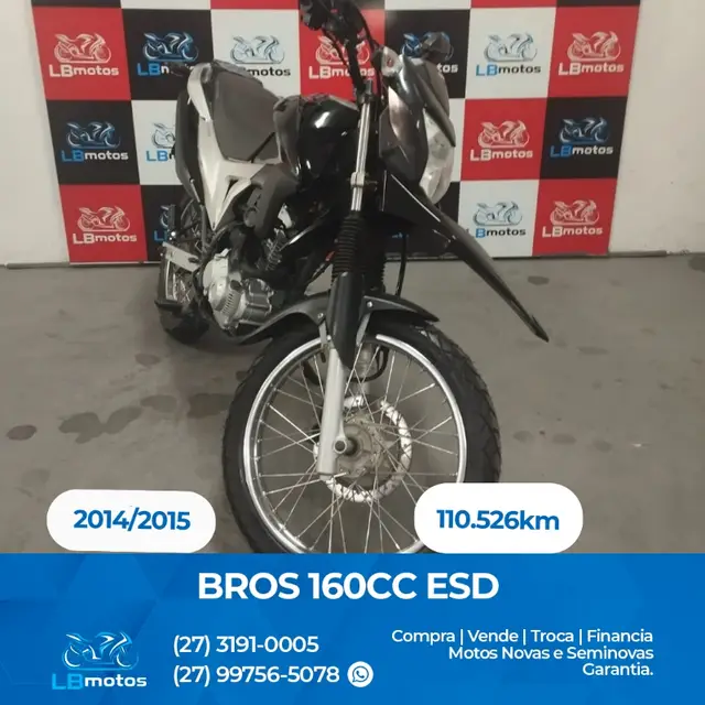 Moto Honda NXR 160 2015 Bros ES