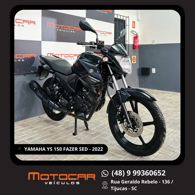 Moto Yamaha YS 150 Fazer 2022 SED