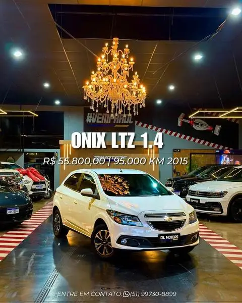 Carro Chevrolet Onix 2015 1.4 Effect SPE/4