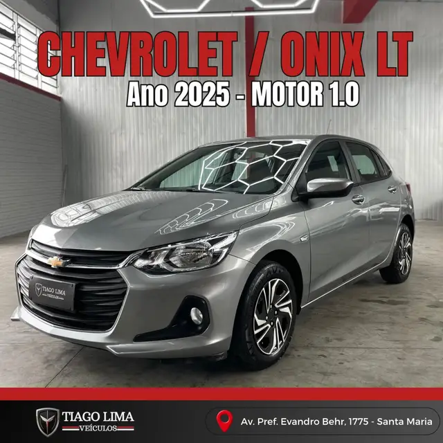 Carro Chevrolet Onix 2025 LT 1.0