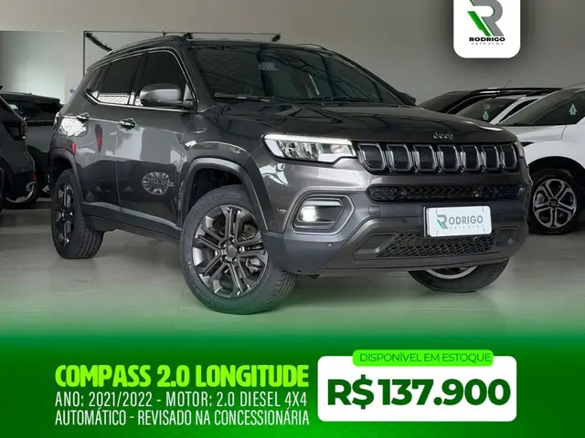 Carro Jeep Compass 2022 Longitude 2.0 TD350 4x4 (Aut)