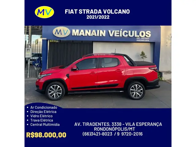 Carro Fiat Strada 2022 Volcano 1.3 CD (Flex)