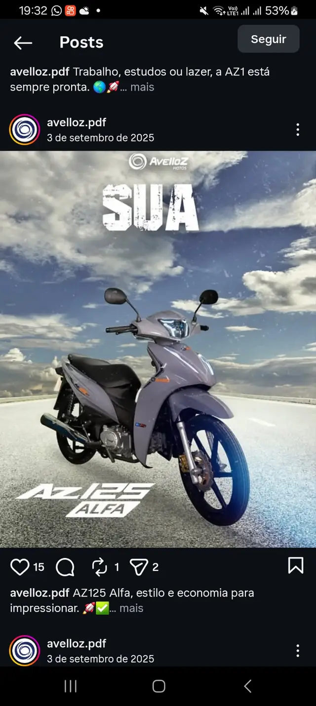 Moto Avelloz AZ 2025 125 ALFA