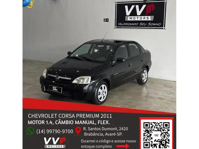 Carro Chevrolet Corsa Sedan 2011 Premium 1.4 (Flex)