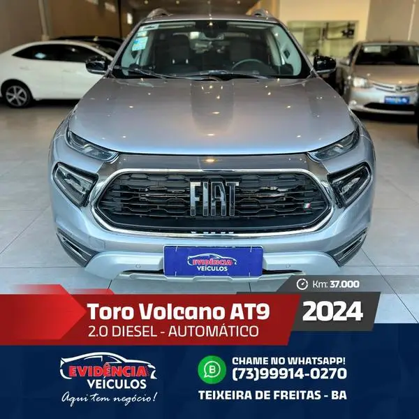 Carro Fiat Toro 2024 Volcano 2.0