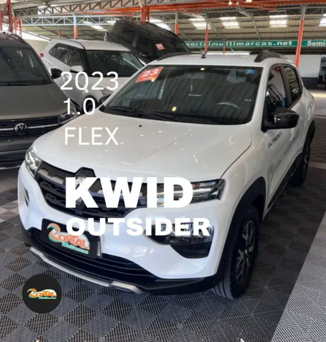 Carro Renault Kwid 2023 Outsider 1.0 12v SCe (Flex)