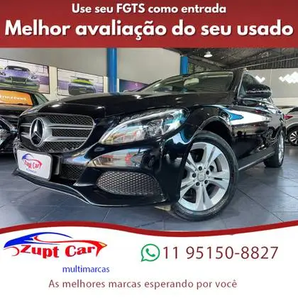 Carro Mercedes-Benz C 180  2015 1.6 CGI Turbo