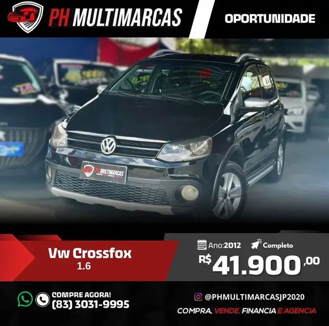 Carro Volkswagen CrossFox 2012 1.6 VHT (Flex)