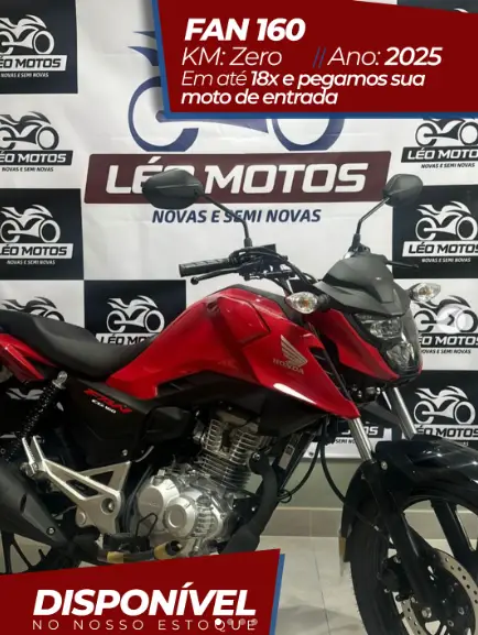 Moto Honda CG 160 2025 Fan