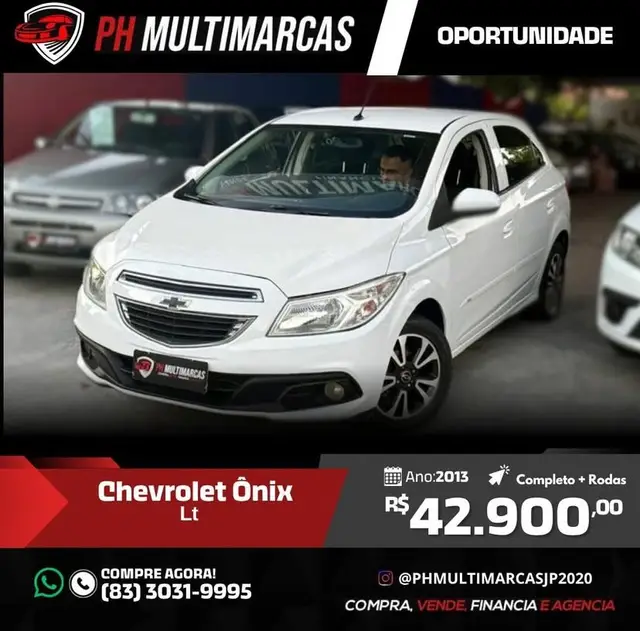 Carro Chevrolet Onix 2013 1.0 LT SPE/4