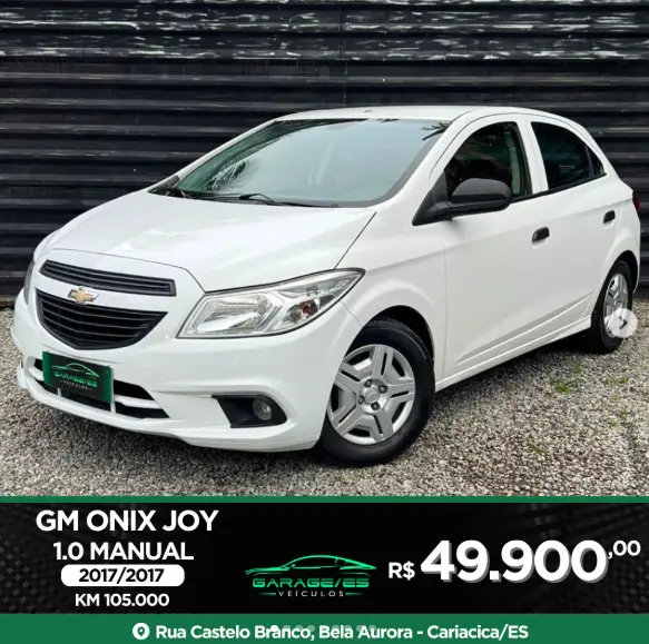 Carro Chevrolet Onix 2017 1.0 Joy SPE/4