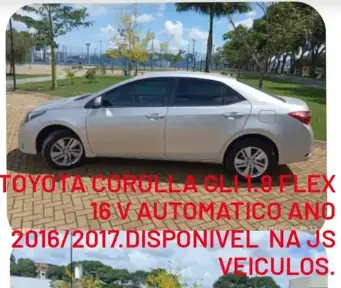 Carro Toyota Corolla 2017 1.8 Dual VVT GLi Multi-Drive (Flex)