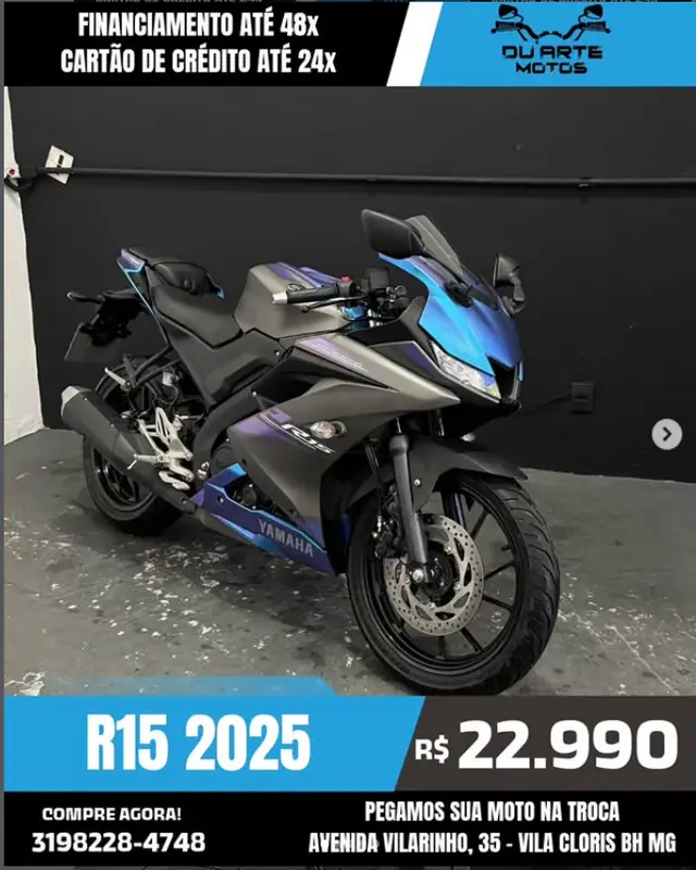 Moto Yamaha YZF R15 2025 ABS