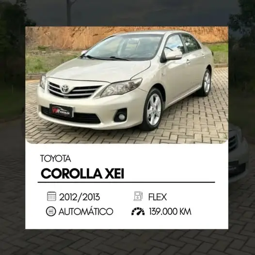Carro Toyota Corolla 2013 2.0 XEi Multi-Drive S (Flex)