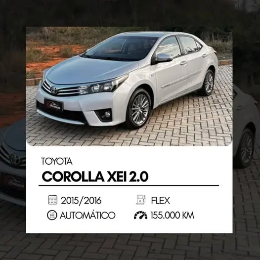 Carro Toyota Corolla 2016 2.0 XEi Multi-Drive S (Flex)
