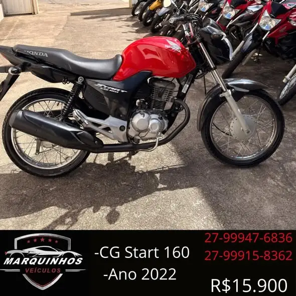 Moto Honda CG 160 2022 Start