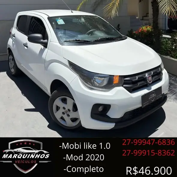 Carro Fiat Mobi 2020 Like 1.0 (Flex)