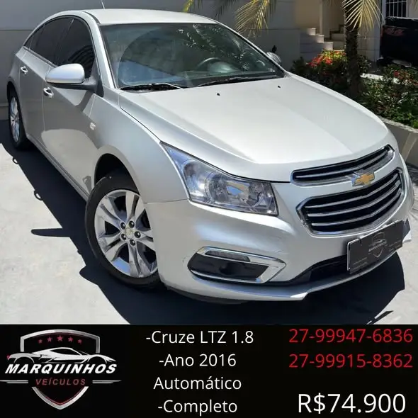 Carro Chevrolet Cruze 2016 LTZ 1.8 16V Ecotec (Aut)(Flex)