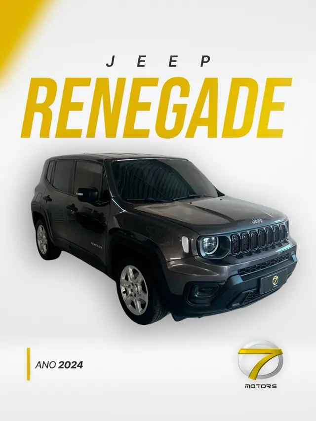 Carro Jeep Renegade 2024 T270 1.3 Turbo 4x2