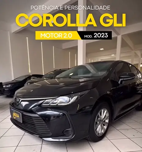 Carro Toyota Corolla 2023 GLi 2.0 Flex
