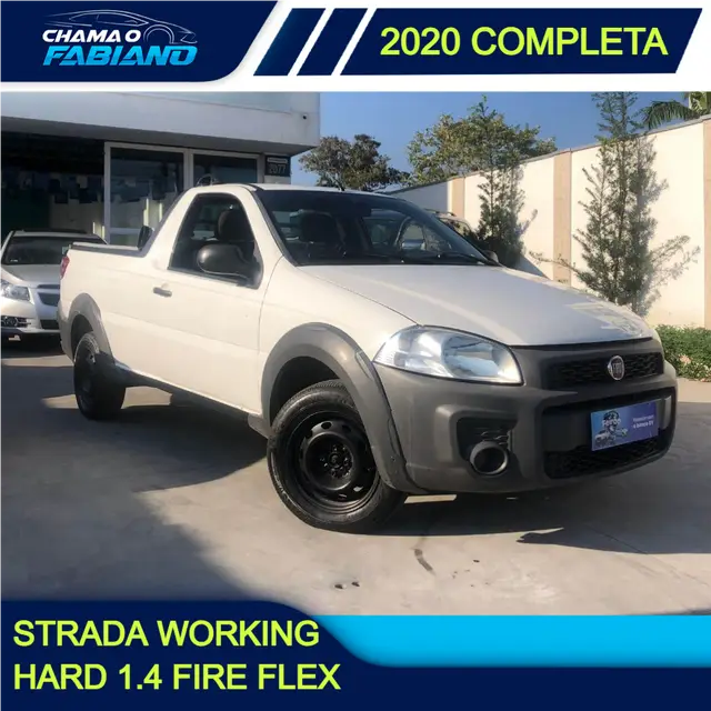 Carro Fiat Strada 2020 Hard Working 1.4 (Flex) (Cabine Simples)