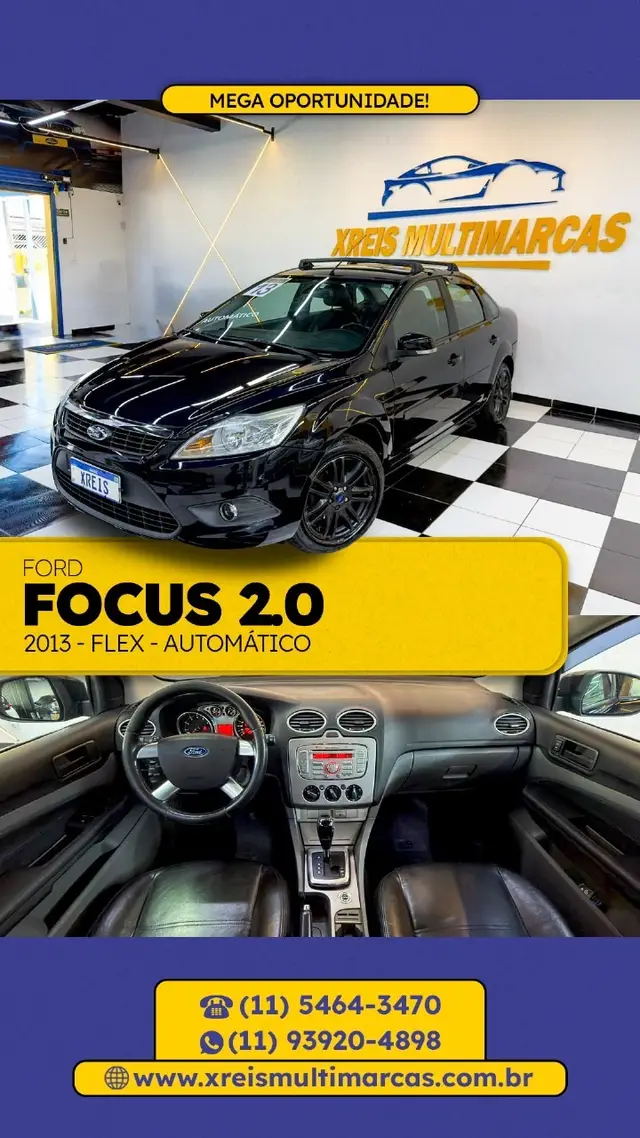 Carro Ford Focus Sedan 2013 GLX 2.0 16V (Flex) (Aut)