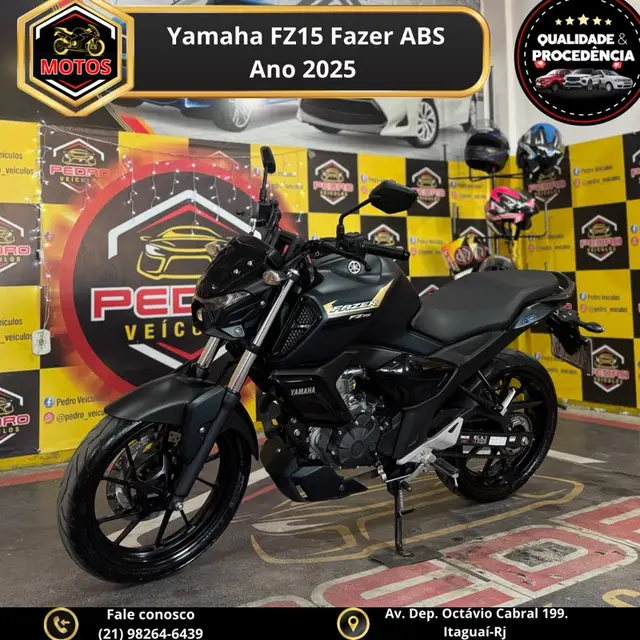 Moto Yamaha Fazer FZ15 2025 ABS