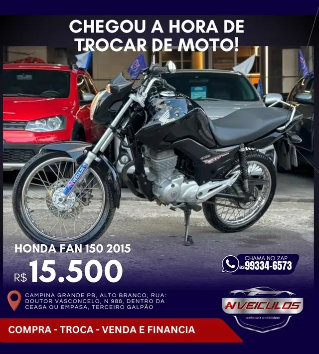 Moto Honda CG 150 2015 Fan ESDi (Flex)