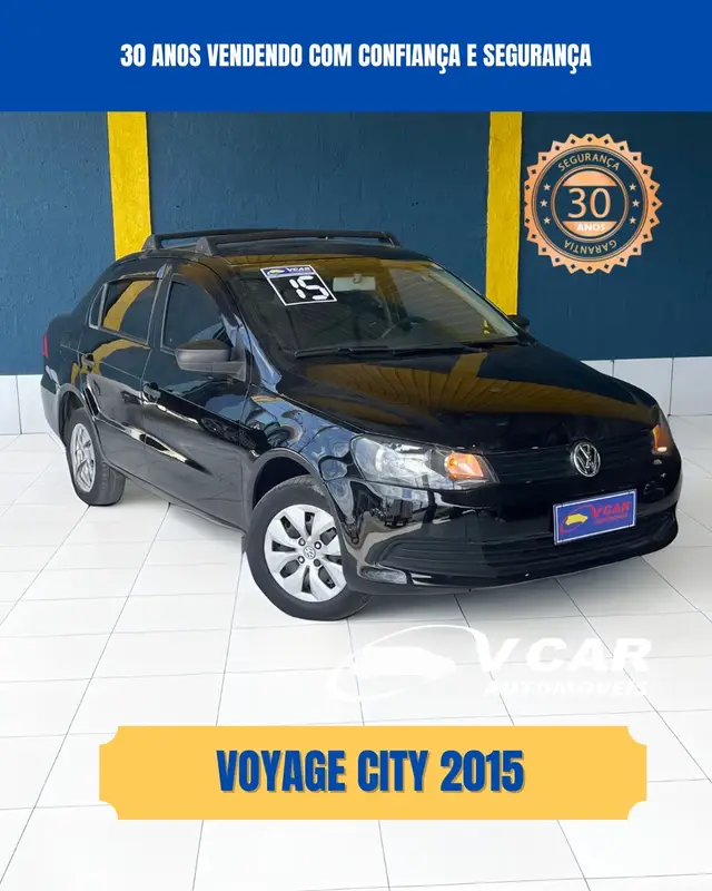 Carro Volkswagen Voyage 2015 1.0 City Mi Total Flex 8V
