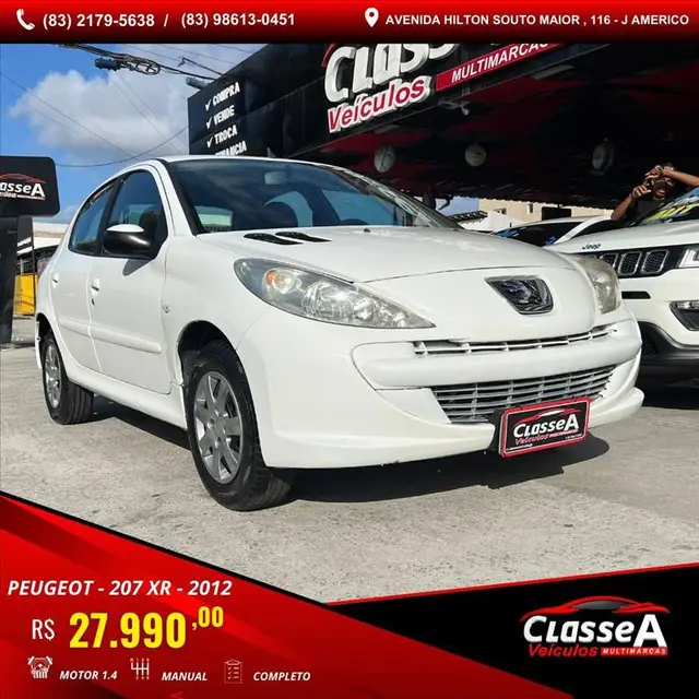 Carro Peugeot 207 2012 Hatch XR 1.4 8V (flex) 4p
