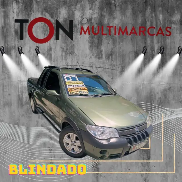 Carro Fiat Strada 2007 Original Adventure 1.8 8V (Flex) (Cabine Estendida)