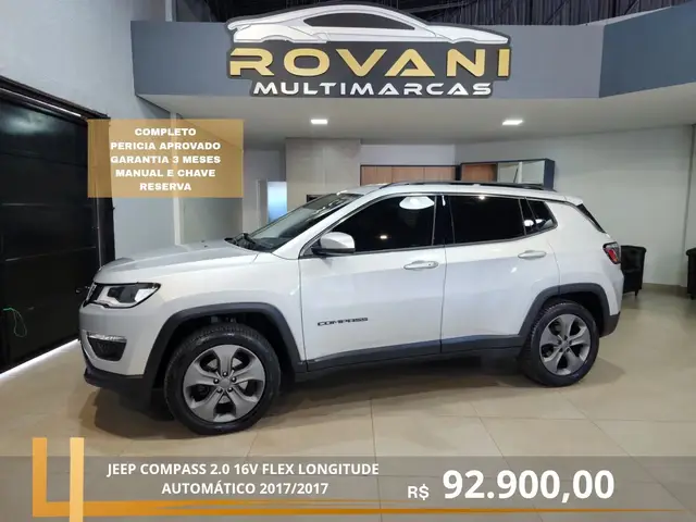Carro Jeep Compass 2017 2.0 Longitude 4x2 (Aut) (Flex)