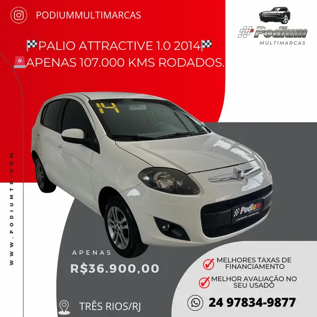 Carro Fiat Palio 2014 Attractive 1.0 8V (Flex)