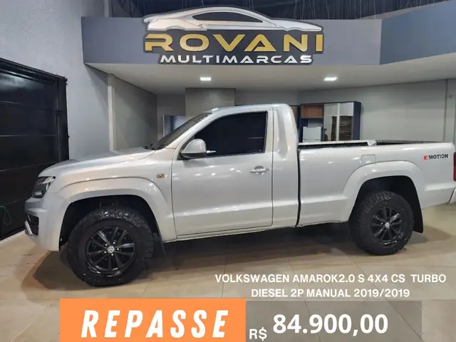 Carro Volkswagen Amarok 2019 2.0 S 4x4 TDi (Cab Simples)