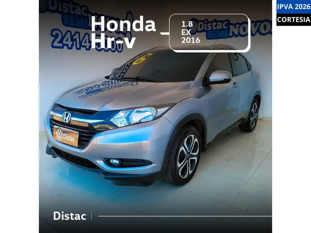 Carro Honda HR-V 2016 EX CVT 1.8 I-VTEC FlexOne