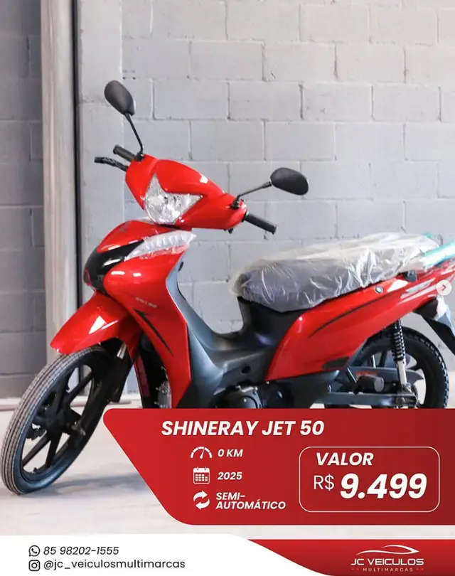 Moto Shineray JET 50S 2025 CBS
