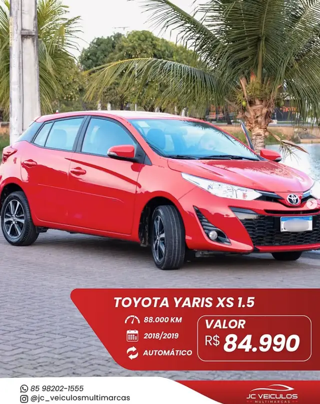 Carro Toyota Yaris 2025 XS 1.5 (Flex) (Aut)